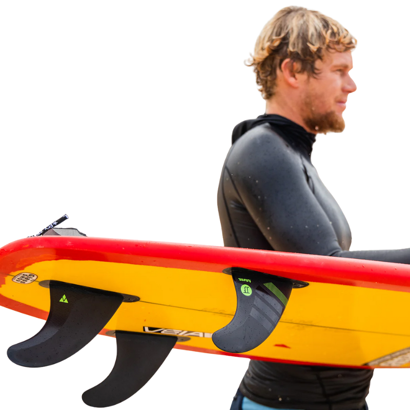 Futures Fins - John John Florence Alpha - Medium-Thruster-Futures Fins-Carbon/Green-Medium-Spunkys Surf Shop LLC