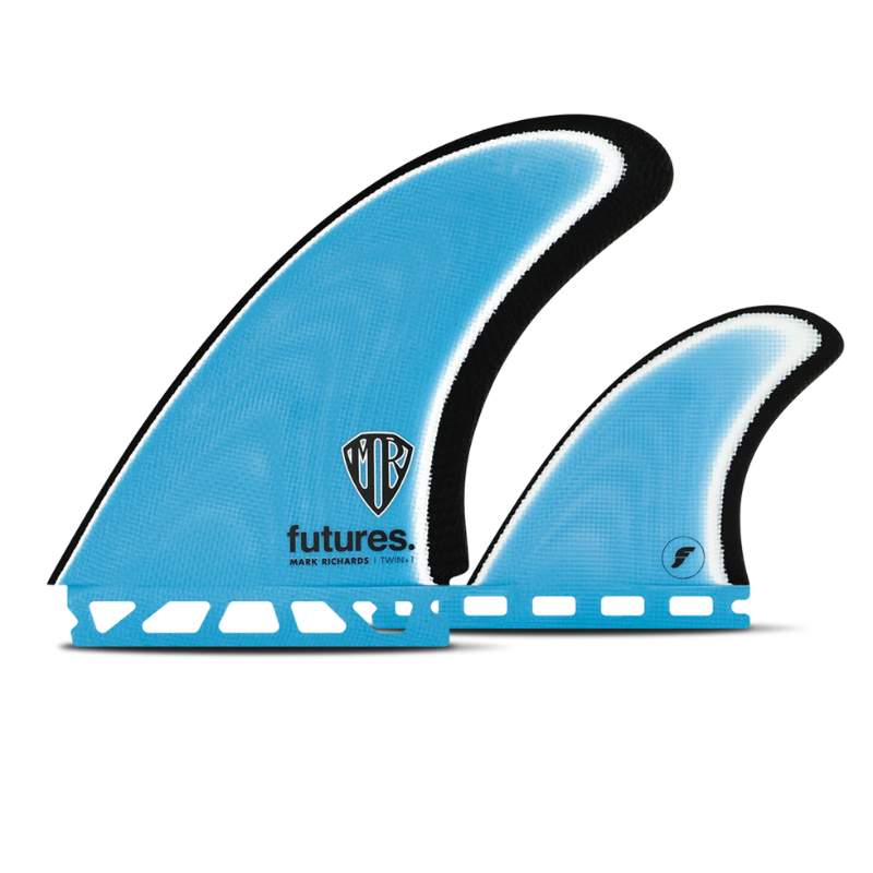 Futures Fins - Mark Richards Twin+1 - Universal-Twin+1 Surfboard Fins-Futures Fins-Universal-Blue/White/Black-Spunkys Surf Shop LLC