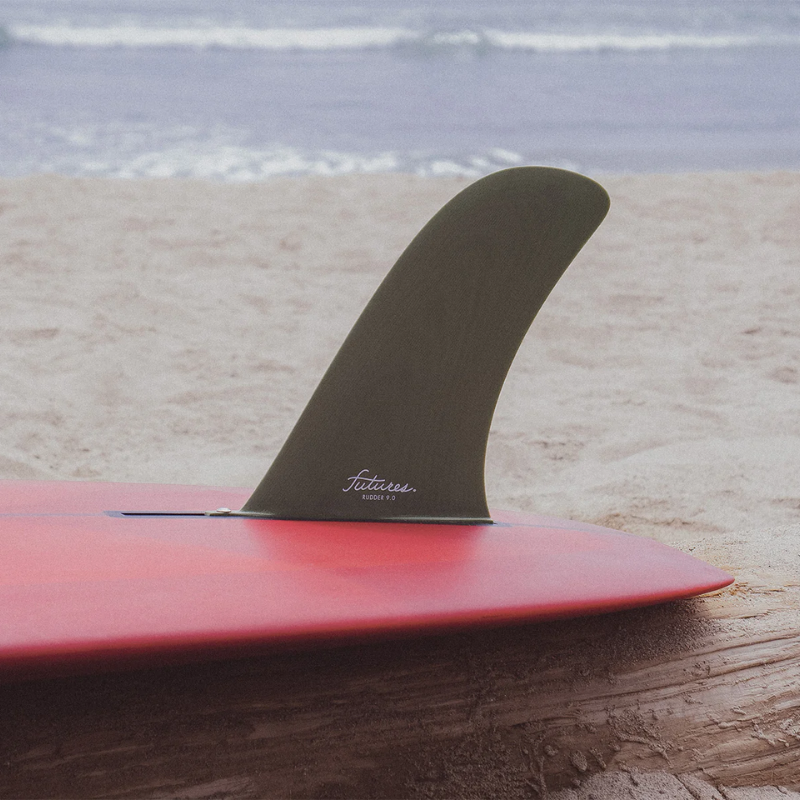 Futures Fins - Rudder 9"-Longboard Fin-Futures Fins-9"-Hunter Green-Spunkys Surf Shop LLC