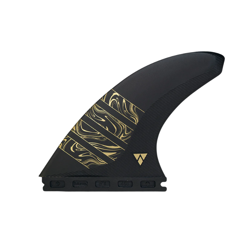 Futures Fins - Vector 3/2 Alpha Thruster - Medium-Thruster-Futures Fins-Medium-Carbon/Gold-Spunkys Surf Shop LLC