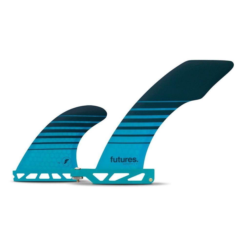 Futures - Hatchet 2+1-Futures Fins-Futures-Teal-Spunkys Surf Shop LLC