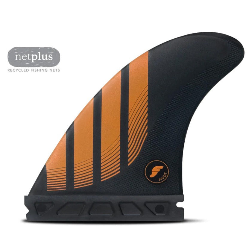 Futures - P6 Alpha Thruster Orange Medium - Carbon Fins-Futures Fins-Futures-Spunkys Surf Shop LLC