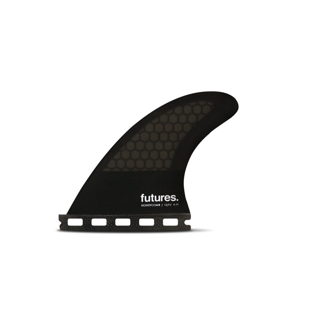 Futures - QD2 - Honeycomb - Symmetrical - Quad Rear-Futures Fins-Futures-4.15-Spunkys Surf Shop LLC