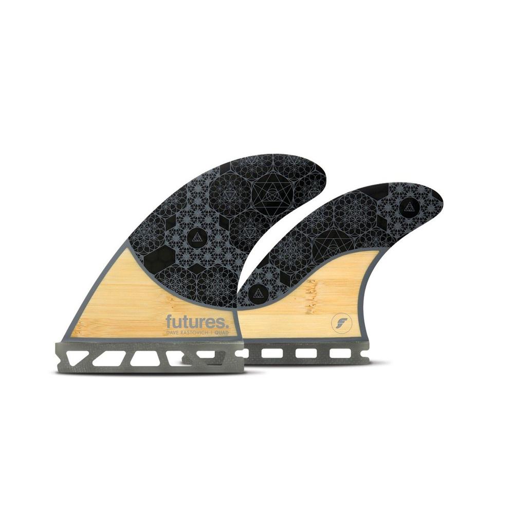 Futures - Rasta Quad - Honeycomb-Futures Fins-Futures-Medium-Spunkys Surf Shop LLC