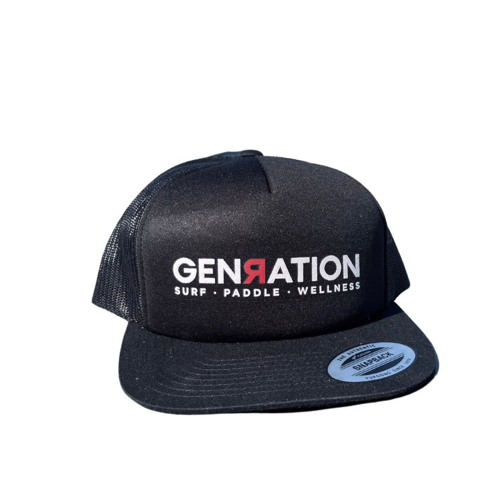 GenRation - Snapback Hat - Hats-Hats-GenRation-Black-Spunkys Surf Shop LLC