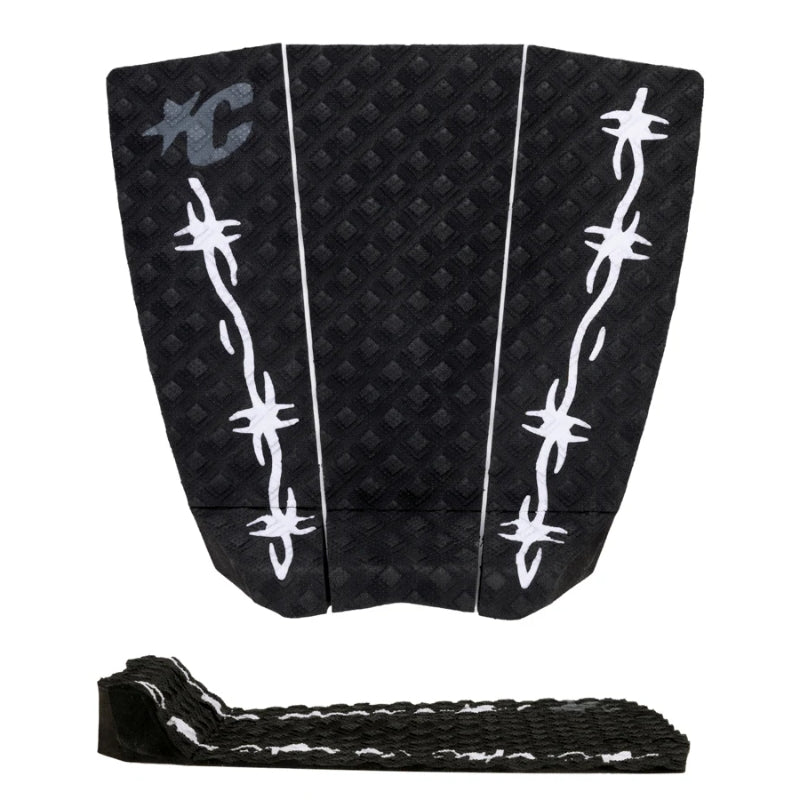 Griffin - Jack Freestone Signature Traction Pad | Art Series-Traction-Griffin-Black Barbed Wire-3 PCE-Spunkys Surf Shop LLC