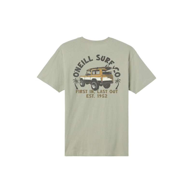 O'Neill - Axelrad Standard Fit - Tee- Mens-Tees-O'Neill-S-Seagrass-Spunkys Surf Shop LLC