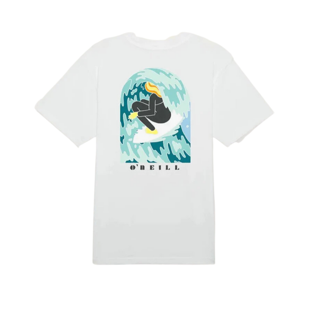 O'neill - Barrels - T-Shirts - Mens-T-Shirts-O'neill-S-Mens-White-Spunkys Surf Shop LLC