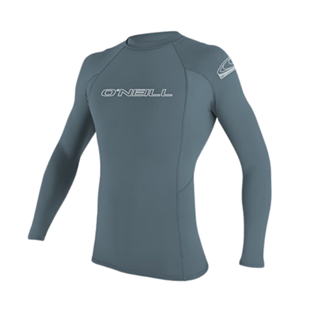 O'neill - Basic Skins 50+ Long Sleeve - Rash Guards - Mens-Rash Guards-O'neill-XS-Mens-Dusty Blue-Spunkys Surf Shop LLC