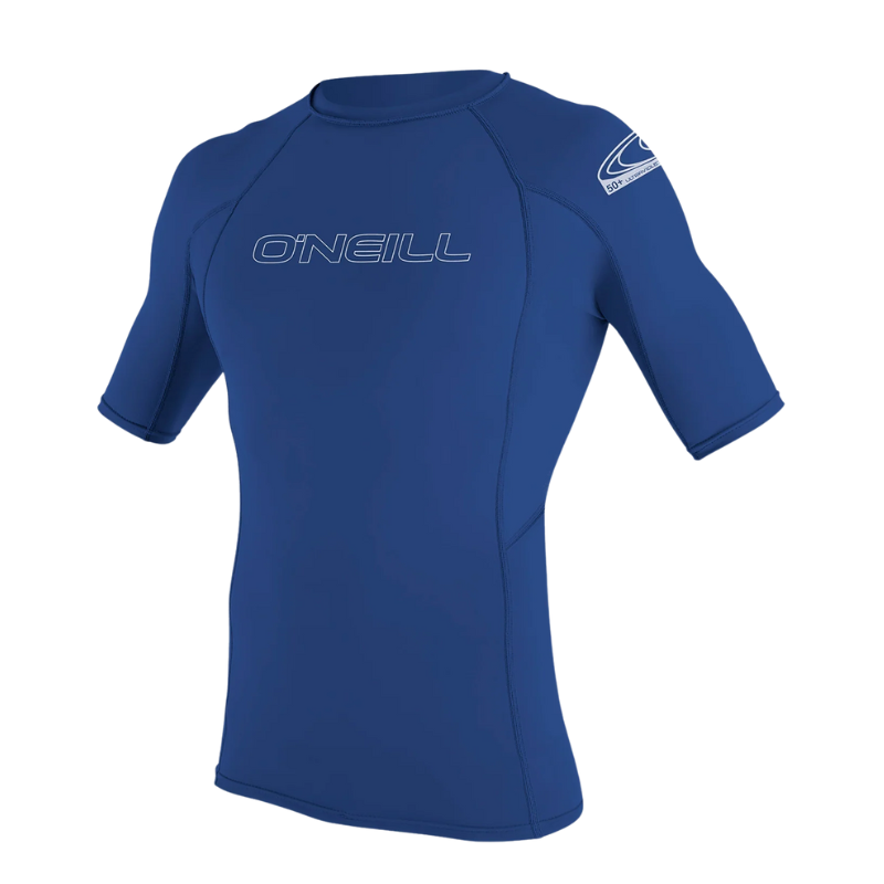 O'neill - Basic Skins 50+ Short Sleeve - Rash Guards - Mens-Rash Guards-O'Neill-Navy-S-Spunkys Surf Shop LLC