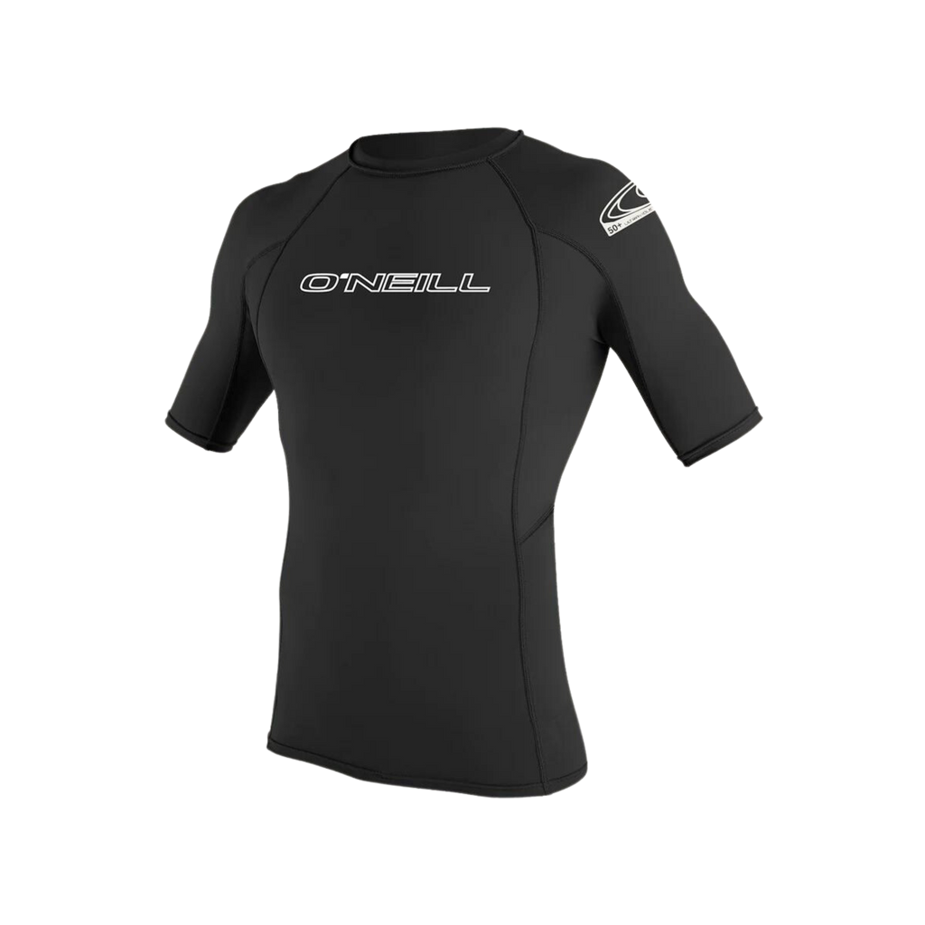 O'neill - Basic Skins 50+ Short Sleeve - Rash Guards - Mens-Rash Guards-O'neill-XS-Mens-Black-Spunkys Surf Shop LLC