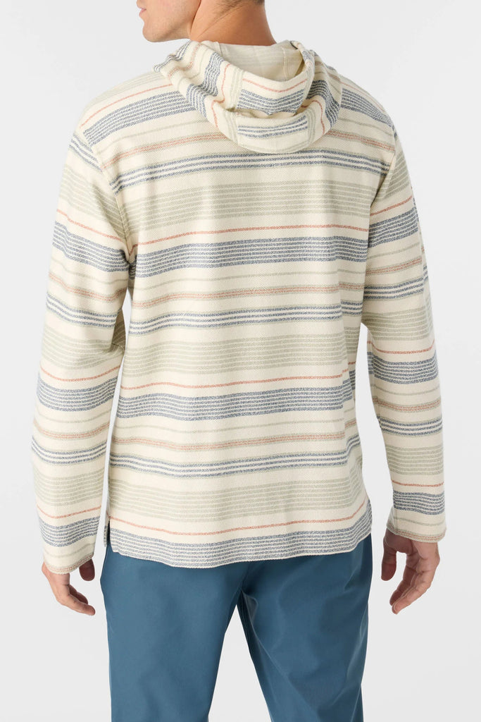 O'Neill - Bavaro Stripe Poncho Pullover Fleece - Hoodie -  Mens