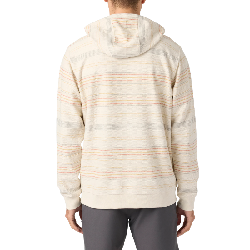 O'Neill - Bavaro Stripe Pullover - Fleece Tops- Mens-Pullover Fleece-O'Neill-S-Cream-Spunkys Surf Shop LLC