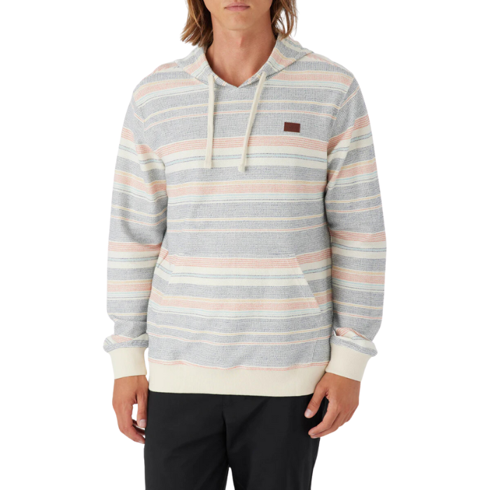 O’Neill Bavaro Stripe Pullover Hoodie Men-Shirts-O'Neill-Cream-S-Spunkys Surf Shop LLC