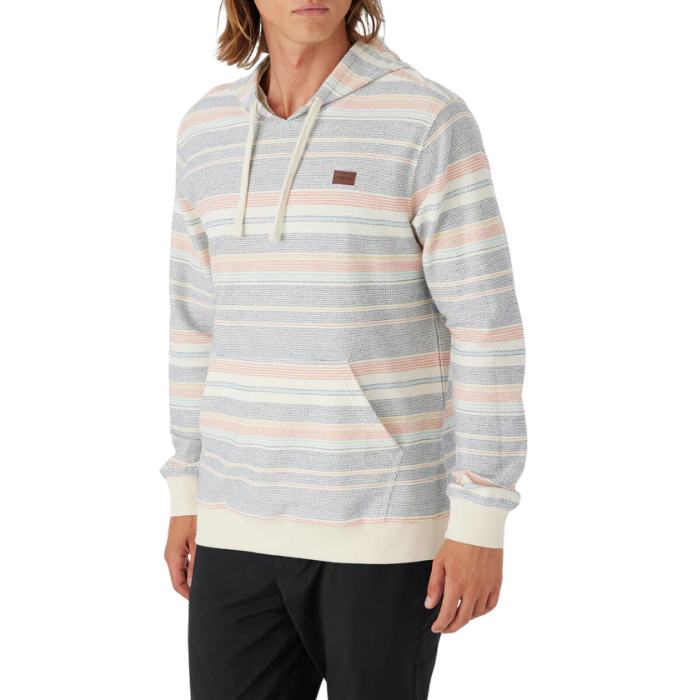 O’Neill Bavaro Stripe Pullover Hoodie Men-Shirts-O'Neill-Cream-S-Spunkys Surf Shop LLC