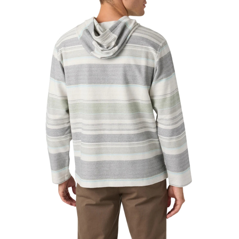 O'Neill - Bavaro Stripe Pullover - Mens-Pullover Fleece-O'Neill-Natural-S-Spunkys Surf Shop LLC