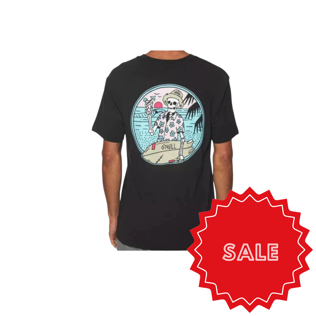 O'neill - Beach Bones - T-Shirt - Mens-T-Shirts-O'neill-S-Mens-Black-Spunkys Surf Shop LLC