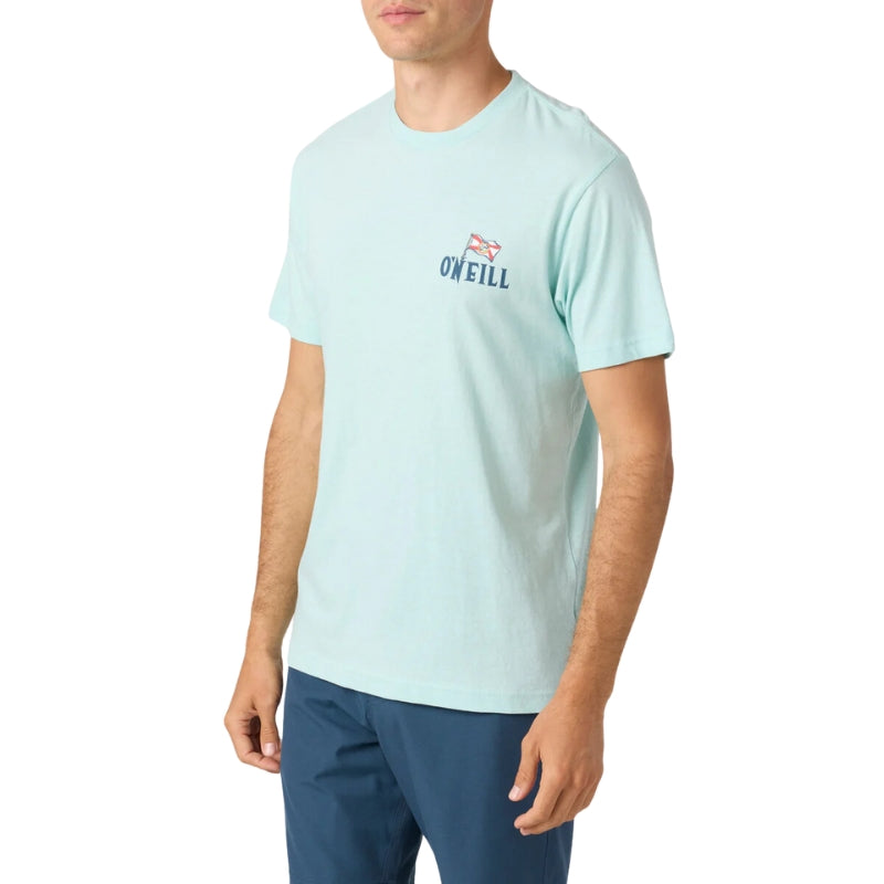 O'Neill - Crockett Tees - Mens-Tees-O'Neill-Pastel Turquoise-S-Spunkys Surf Shop LLC