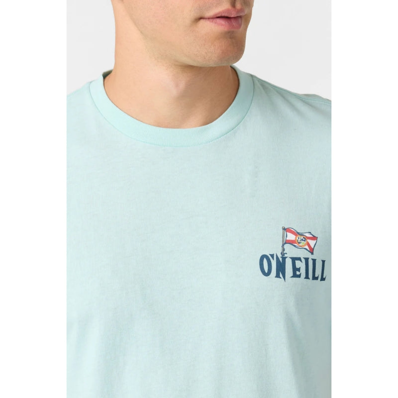 O'Neill - Crockett Tees - Mens-Tees-O'Neill-Pastel Turquoise-S-Spunkys Surf Shop LLC