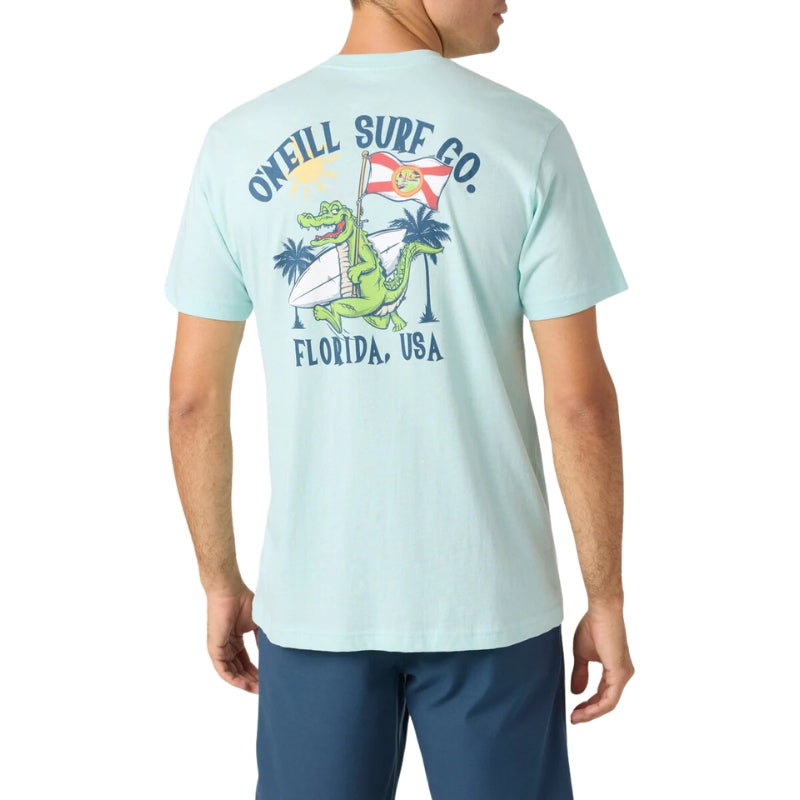 O'Neill - Crockett Tees - Mens-Tees-O'Neill-Pastel Turquoise-S-Spunkys Surf Shop LLC