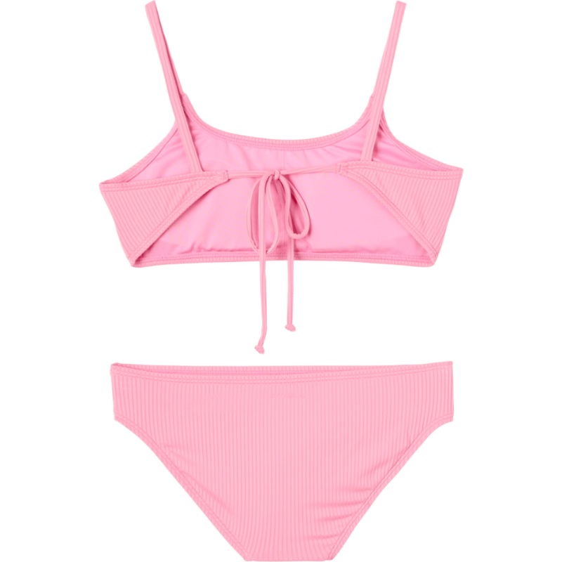 O'Neill - Dawnbreak Rib Tie Back - Bralett - Women-Bikini Top-O'Neill-Sachet Pink-7-Spunkys Surf Shop LLC