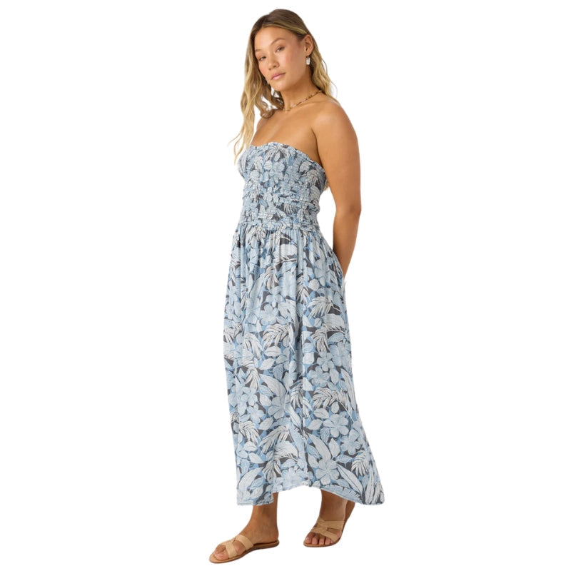 O'Neill - Devyn Midi Palmetto Floral - Dress - Women-Dresses-O'Neill-XS-Spunkys Surf Shop LLC