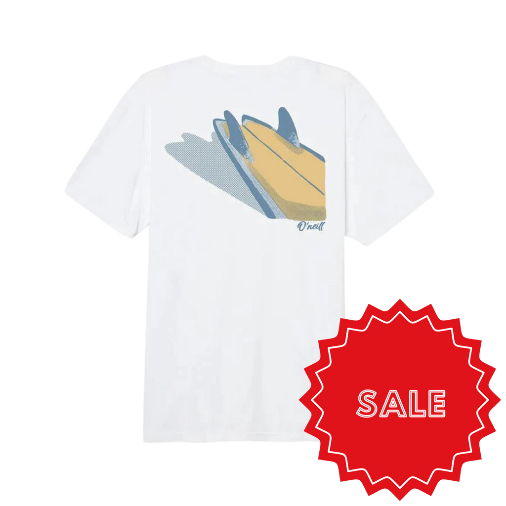 O'neill - Dropshadow - T-Shirts - Mens-T-Shirts-O'neill-S-Mens-White-Spunkys Surf Shop LLC