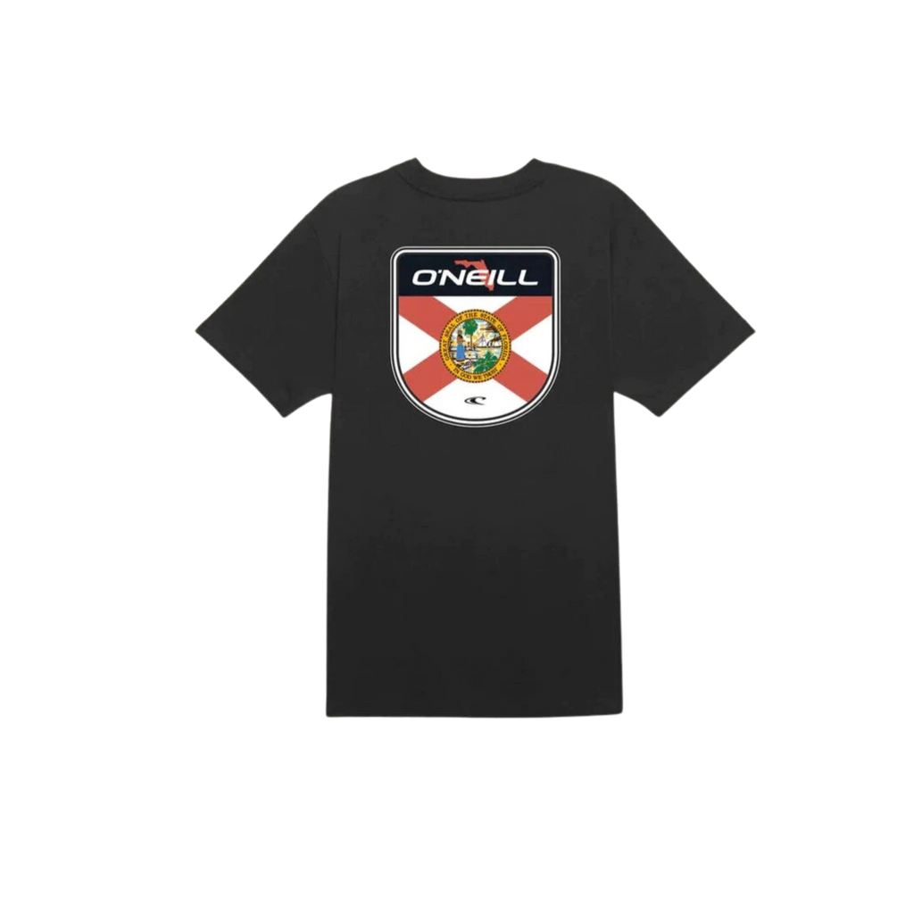 O'neill - Florida Badge - T-Shirts - Mens-T-Shirts-O'neill-S-Mens-Black-Spunkys Surf Shop LLC