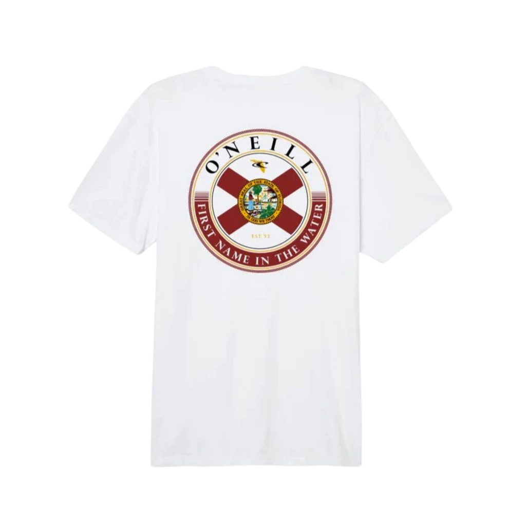 O'neill - Florida Marquee 2 - T-Shirts - Mens-T-Shirts-O'neill-S-Mens-White-Spunkys Surf Shop LLC