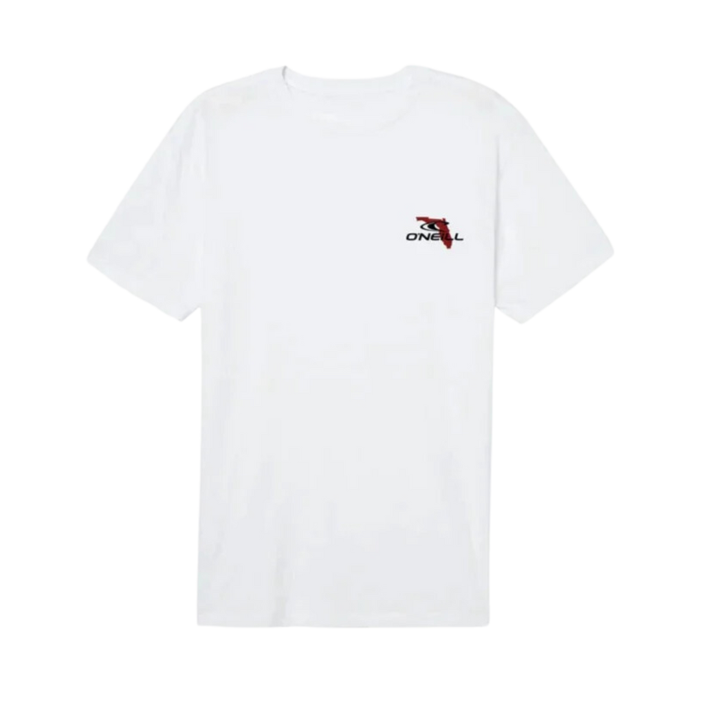 O'neill - Florida Marquee 2 - T-Shirts - Mens-T-Shirts-O'neill-S-Mens-White-Spunkys Surf Shop LLC