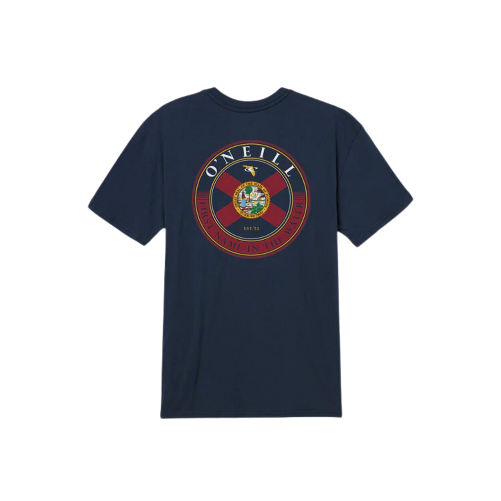 O'neill - Florida Marquee 2 - T-Shirts - Mens-T-Shirts-O'neill-S-Mens-New Navy-Spunkys Surf Shop LLC