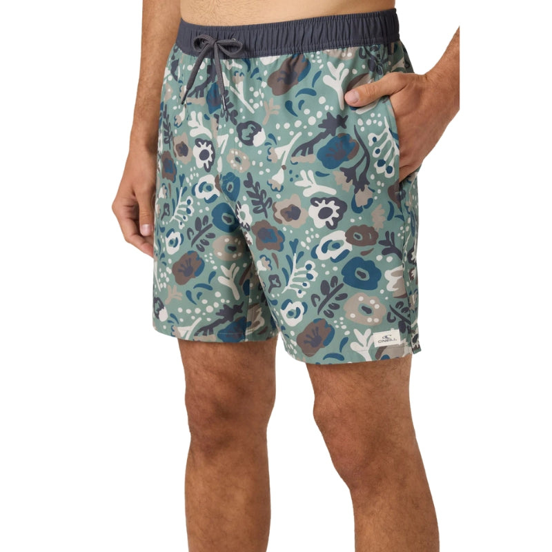 O'Neill - Hermosa E-waist 17" Boardshorts - Shorts - Mens-Shorts-O'Neill-Peach Echo-S-Spunkys Surf Shop LLC