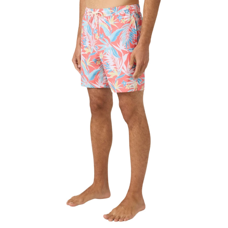 O'Neill - Hermosa E-waist 17" Boardshorts - Shorts - Mens-Shorts-O'Neill-Peach Echo-S-Spunkys Surf Shop LLC