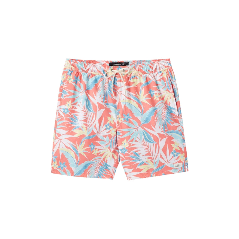 O'Neill - Hermosa E-waist 17" Boardshorts - Shorts - Mens-Shorts-O'Neill-Peach Echo-S-Spunkys Surf Shop LLC