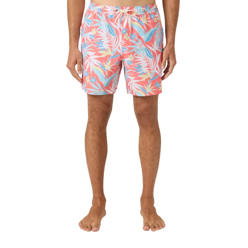 O'Neill - Hermosa E-waist 17" Boardshorts - Shorts - Mens-Shorts-O'Neill-Peach Echo-S-Spunkys Surf Shop LLC