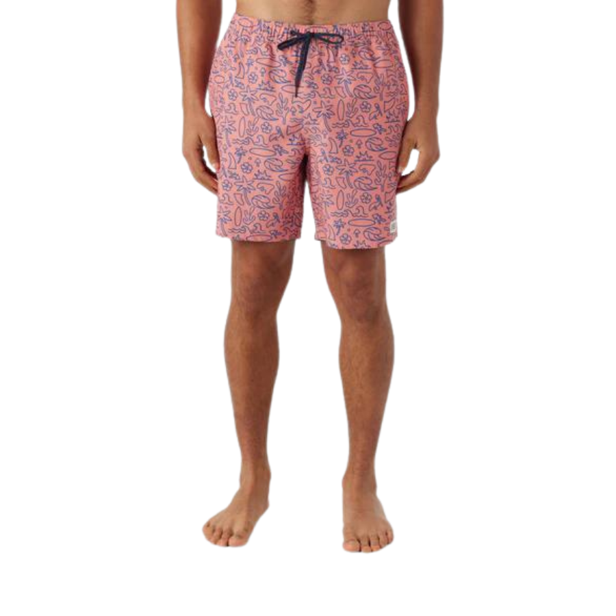 O'Neill - Hermosa - Elastic Waist 17" Swim Trunks - Men