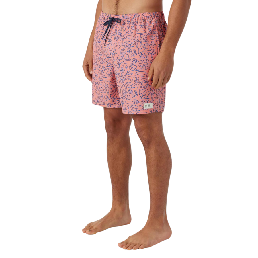 O'Neill - Hermosa - Elastic Waist 17" Swim Trunks - Men