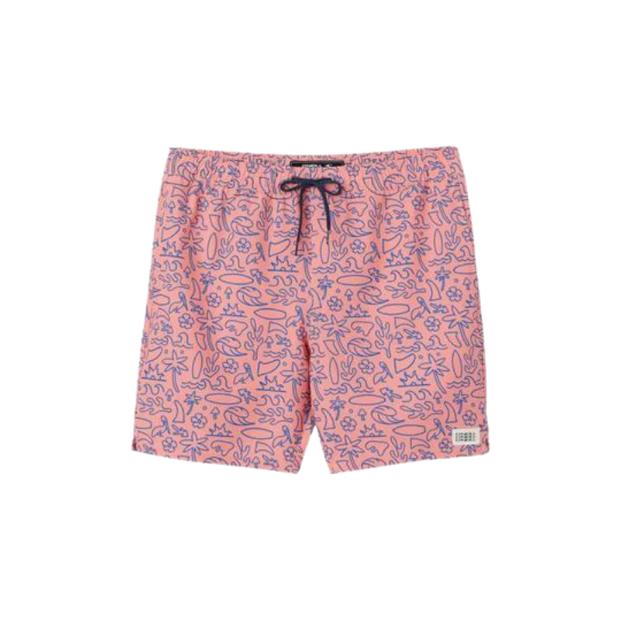 O'Neill - Hermosa - Elastic Waist 17" Swim Trunks - Men-Board Shorts-O'Neill-S-Spunkys Surf Shop LLC