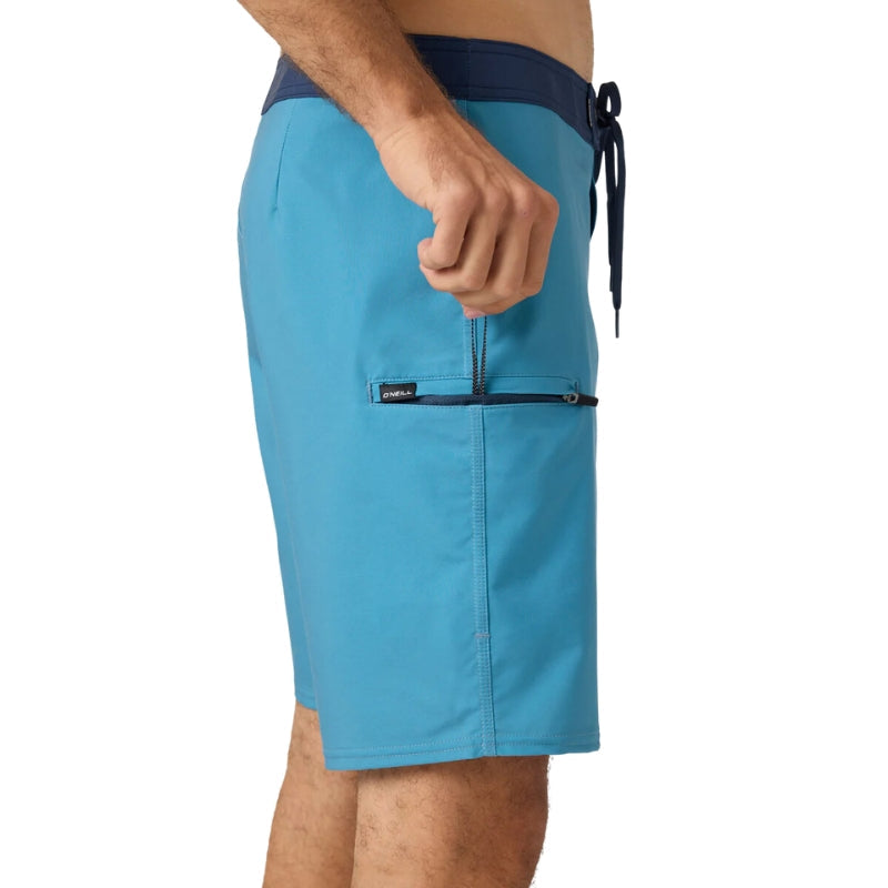 O'Neill - Hyperfreak Heat Solid 19" Boardshorts - Shorts - Mens-Shorts-O'Neill-Stormy-28-Spunkys Surf Shop LLC