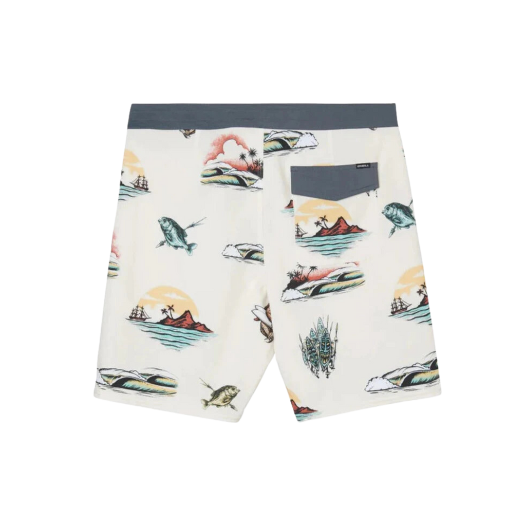 O'neill - Hyperfreak Kevin Walsh 19 - Men-Board Shorts-O'neill-28-Men-Cream-Spunkys Surf Shop LLC