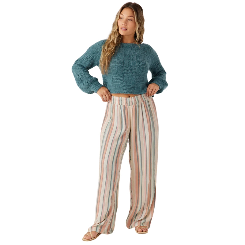 O'Neill - Jonie Beaming Stripe - Beach Pants - Womens-Pants-O'Neill-Multi Color-XS-Spunkys Surf Shop LLC