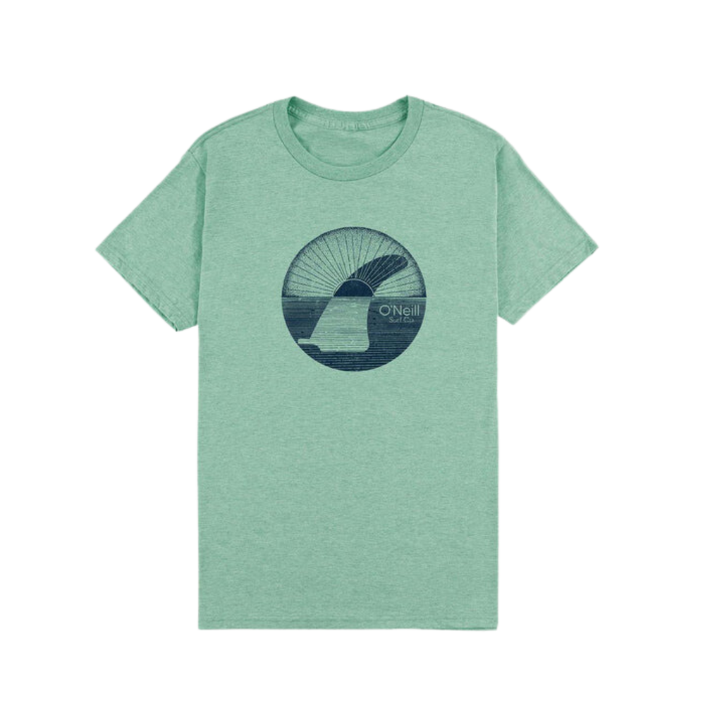 O'neill - Laidback - Printables - Mens-Shirts-O'neill-L-Mens-Aqua Sea Heather-Spunkys Surf Shop LLC