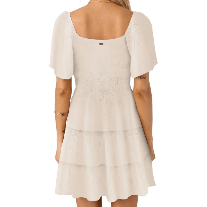 O'Neill - Layken Solid - Dress - Women-Dresses-O'Neill-Tapioca-XS-Spunkys Surf Shop LLC