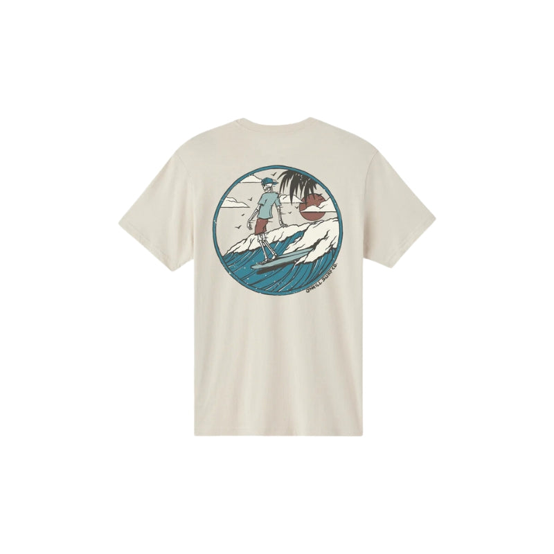 O'Neill - Lean and Mean Tee - Mens-Tees-O'Neill-Brown-S-Spunkys Surf Shop LLC