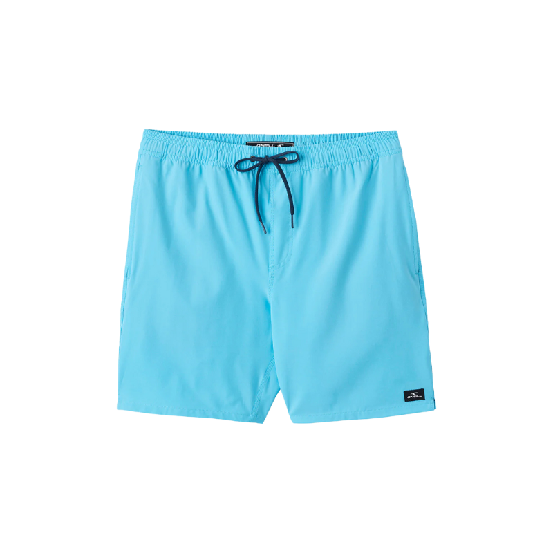 O'Neill - Lennox Hermosa Solid 17" Volleys - Trunks - Mens-Swim Bottoms-O'Neill-Aquarius-S-Spunkys Surf Shop LLC