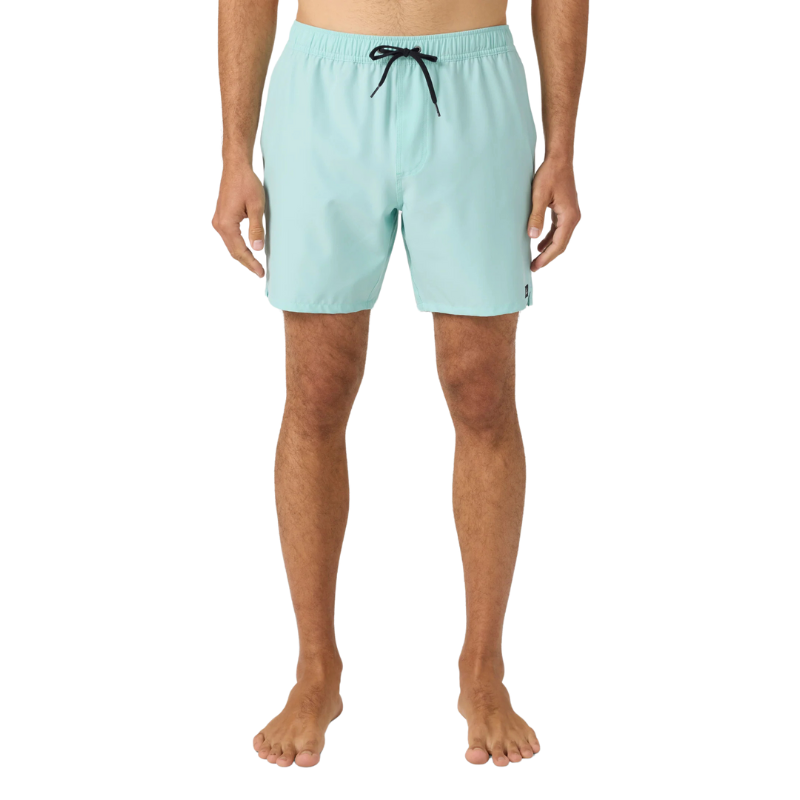 O'Neill - Lennox Hermosa Solid 17" Volleys - Trunks - Mens-Swim Bottoms-O'Neill-Pastel Turquoise-S-Spunkys Surf Shop LLC