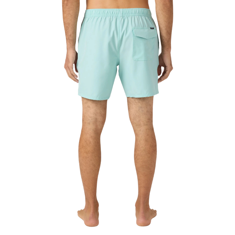 O'Neill - Lennox Hermosa Solid 17" Volleys - Trunks - Mens-Swim Bottoms-O'Neill-Pastel Turquoise-S-Spunkys Surf Shop LLC