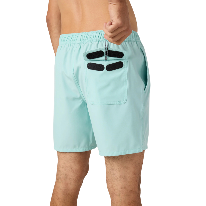 O'Neill - Lennox Hermosa Solid 17" Volleys - Trunks - Mens-Swim Bottoms-O'Neill-Pastel Turquoise-S-Spunkys Surf Shop LLC