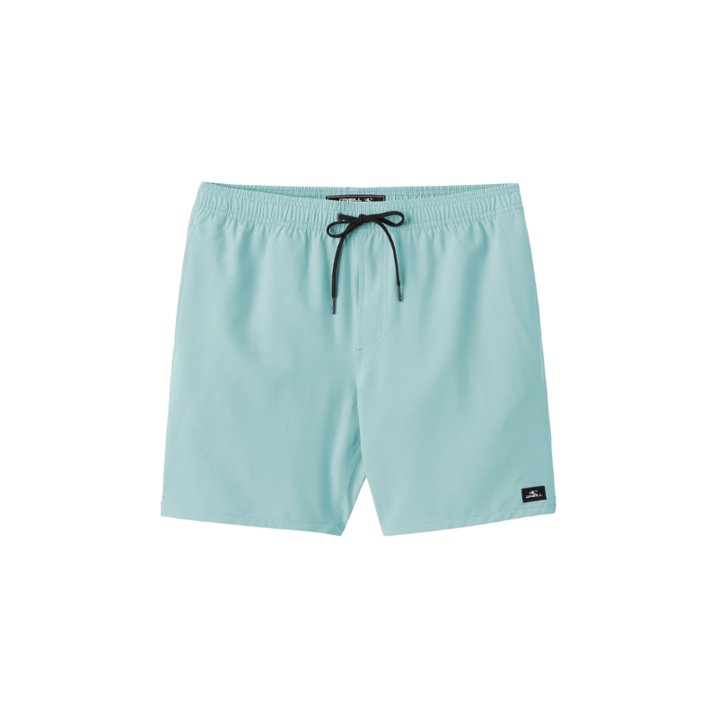 O'Neill - Lennox Hermosa Solid 17" Volleys - Trunks - Mens-Swim Bottoms-O'Neill-Pastel Turquoise-S-Spunkys Surf Shop LLC