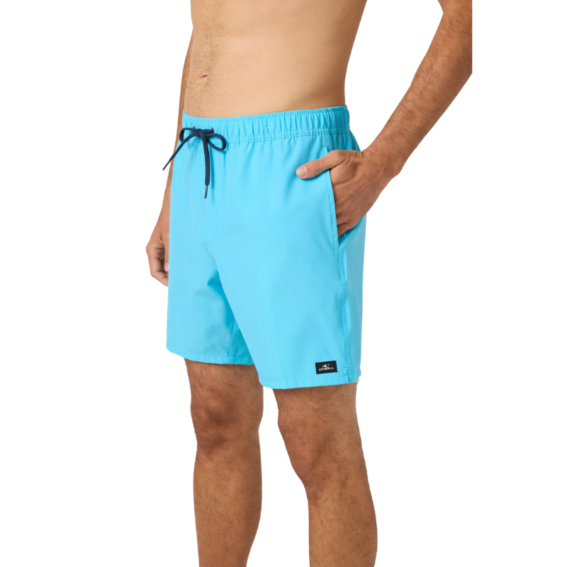 O'Neill - Lennox Hermosa Solid 17" Volleys - Trunks - Mens-Swim Bottoms-O'Neill-Pastel Turquoise-S-Spunkys Surf Shop LLC